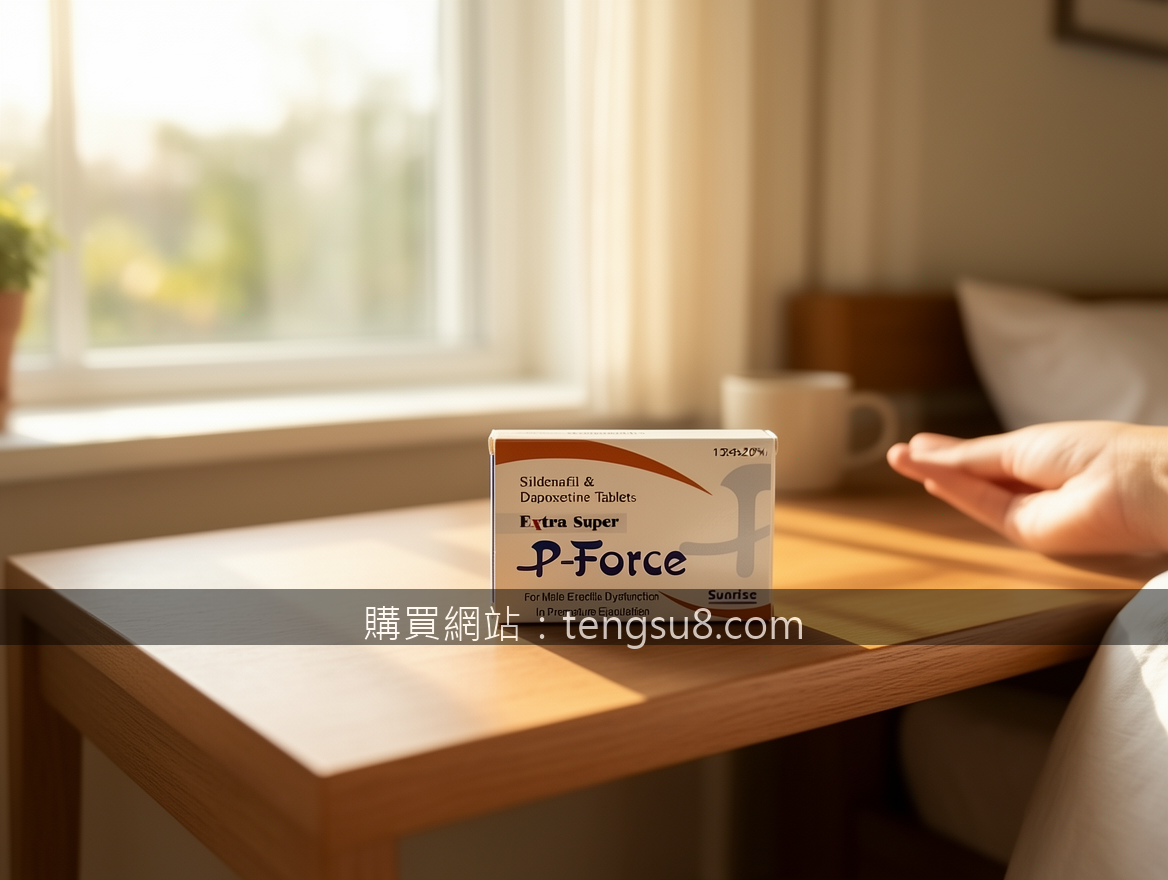 Lifestyle product photography. Place the P-Force Extra Super Sildenafil & Dapoxe